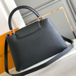 Louis Vuitton Capucines BB Galet Medium Bag - Black - Image 3