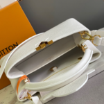 Louis Vuitton Capucines BB Galet Small Bag - White - Image 5