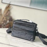Louis Vuitton Black Crocodile Pattern Box Bag