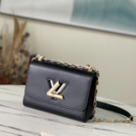 Louis Vuitton Twist MM Handbag - Black