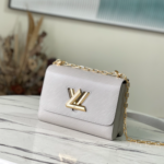 Louis Vuitton Twist MM Handbag - Gray