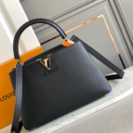 Louis Vuitton Capucines BB Galet Medium Bag - Black