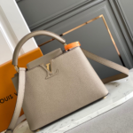 Louis Vuitton Capucines BB Galet Small Bag - Gray