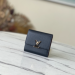 Louis Vuitton Capucines Mini Wallet - Black