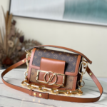 Louis Vuitton Classic Dauphine Small Handbag - Brown