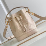 Louis Vuitton Apricot Nano Noé Handbag - Skin