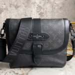 Louis Vuitton Saumur Messenger Bag - Black