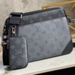 Louis Vuitton Men's Trio Messenger Bag - Black/Gray