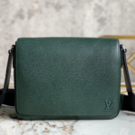 Louis Vuitton District Small Messenger Cross Pattern Bag - Green