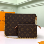 Louis Vuitton Toiletry Pouch On Chain Handbag - Brown