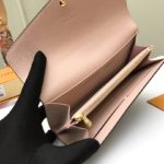 Louis Vuitton Envelope-Style Wallet - Brown Grid Powder - Image 4