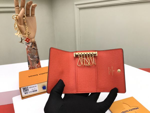 Louis Vuitton Monogram Canvas Fuchsia 6 Key Holder - Image 3