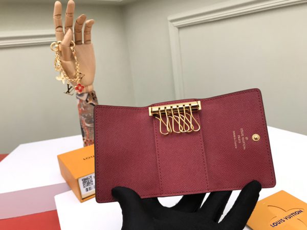 Louis Vuitton Monogram Canvas Fuchsia 6 Key Holder - Image 3