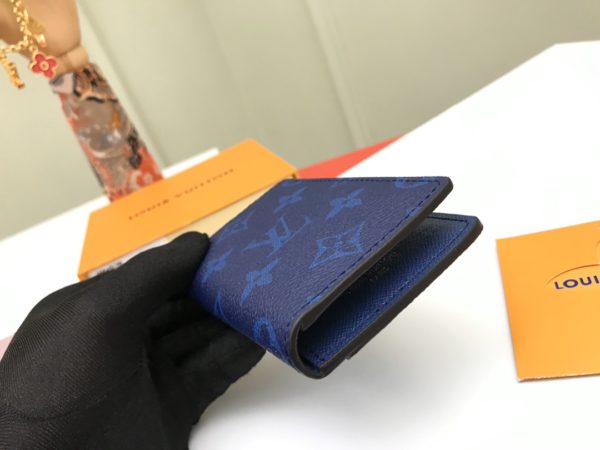 Louis Vuitton Pocket Wallet - Blue - Image 4
