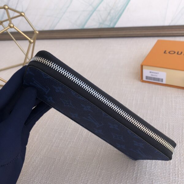 Louis Vuitton Taïgarama Zippy Vertical Wallet - Blue - Image 5