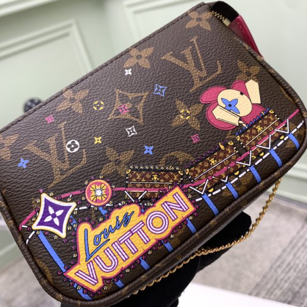 Louis Vuitton Christmas Pochette Accessoires Mini Clutch - Image 4