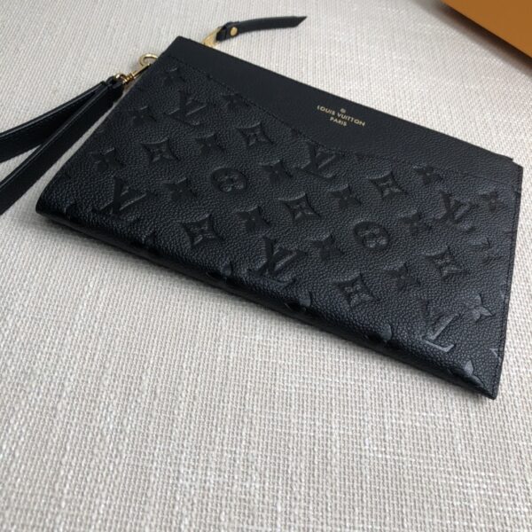 Louis Vuitton Mélanie Medium Clutch - Black - Image 4