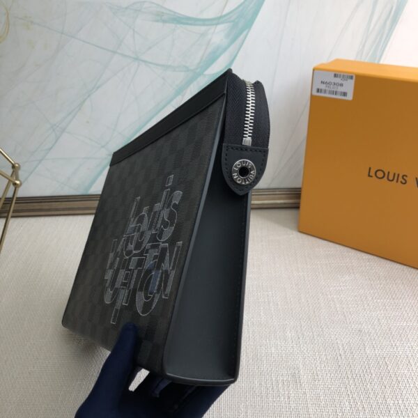 Louis Vuitton Pochette Voyage Medium Handbag - Black - Image 4