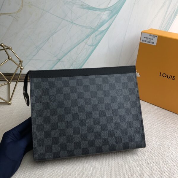 Louis Vuitton Pochette Voyage Medium Handbag - Black - Image 5