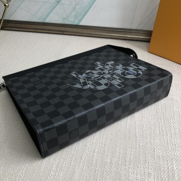Louis Vuitton Pochette Voyage Medium Handbag - Black - Image 3