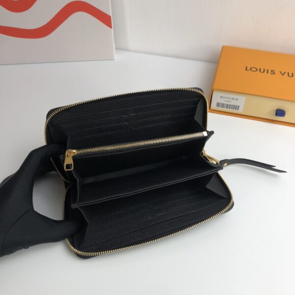 Louis Vuitton Pool Zip Around Wallet - Black - Image 3