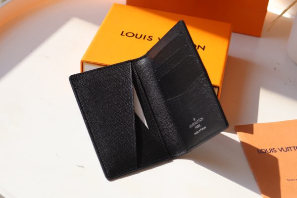 Louis Vuitton Single Pocket Wallet - Gray/Black - Image 3