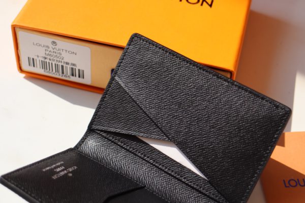 Louis Vuitton Single Pocket Wallet - Gray/Black - Image 2