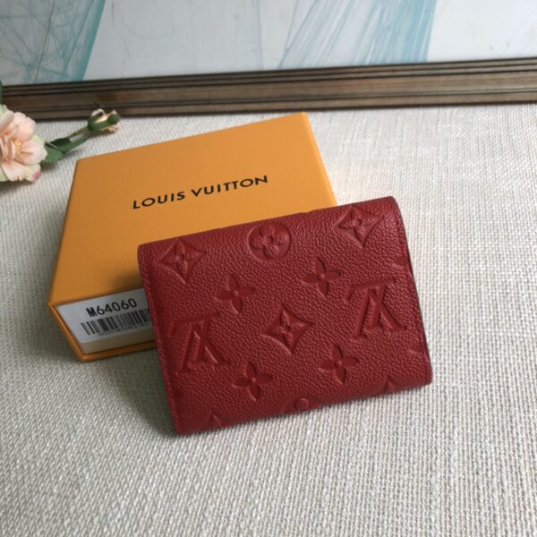 Louis Vuitton Monogram Empreinte Victorine Wallet - Big Red - Image 4