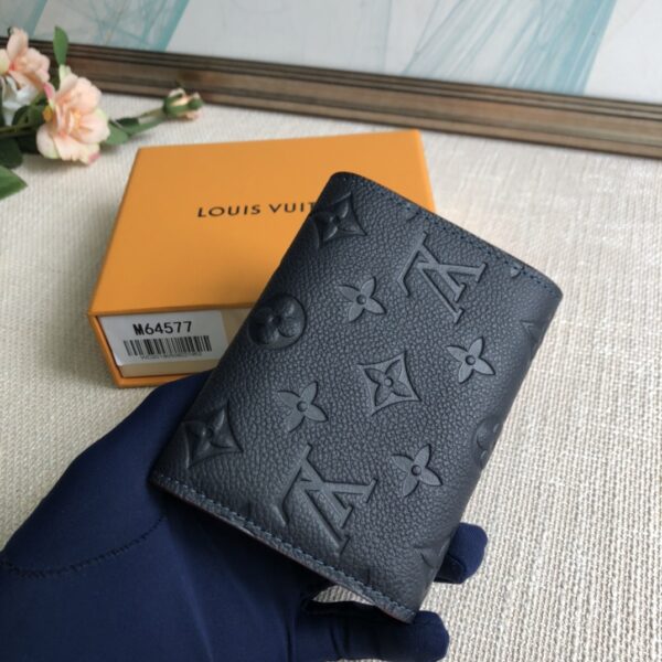Louis Vuitton Monogram Empreinte Victorine Wallet - Blue - Image 5