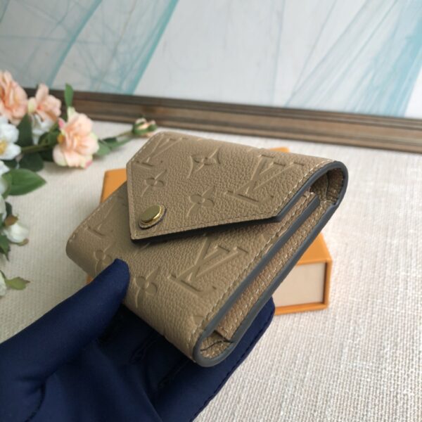 Louis Vuitton Monogram Empreinte Victorine Wallet - Apricot - Image 3