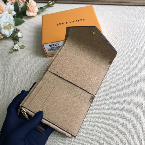 Louis Vuitton Monogram Empreinte Victorine Wallet - Apricot - Image 2