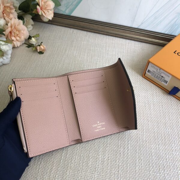 Louis Vuitton Monogram Empreinte Victorine Wallet - Pink - Image 3
