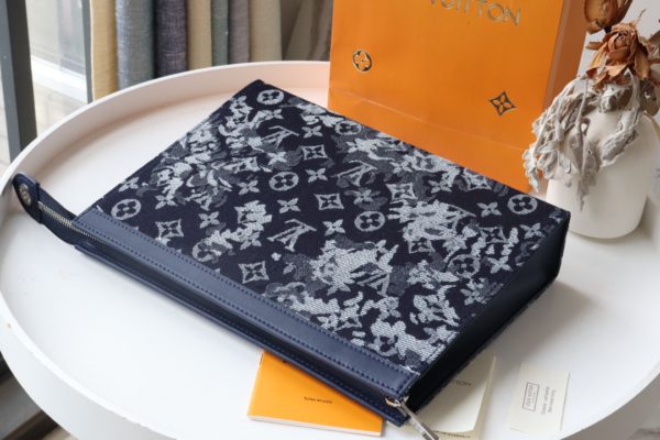 Louis Vuitton Pochette Voyage Brazza Wallet - Black - Image 5