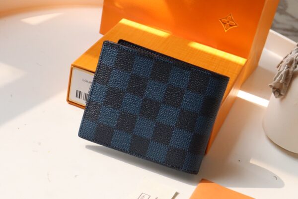 Louis Vuitton MULTIPLE Wallet – Black/Blue - Image 5