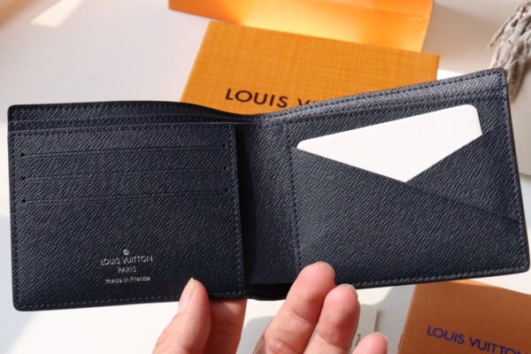 Louis Vuitton MULTIPLE Wallet – Black/Blue - Image 3