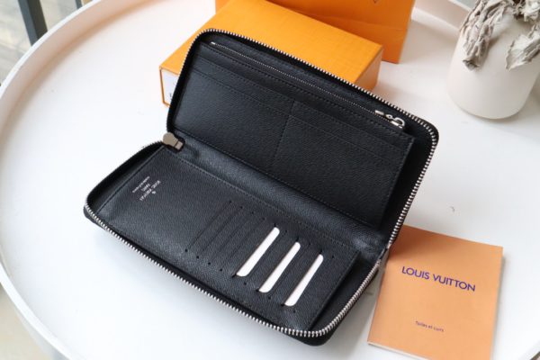 Louis Vuitton Straight Zipper Wallet - Black/Gray - Image 2