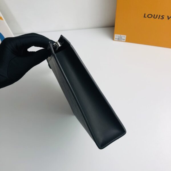 Louis Vuitton Pochette Voyage Medium Clutch - Black - Image 4