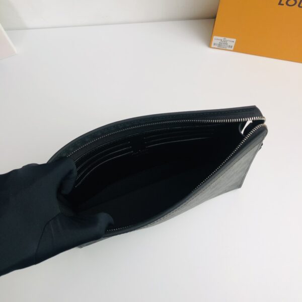 Louis Vuitton Pochette Voyage Medium Clutch - Black - Image 2
