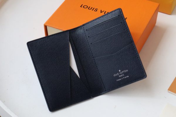 Louis Vuitton Virgil Abloh Blue Monogram Watercolor Coated Canvas Wallet - Image 3