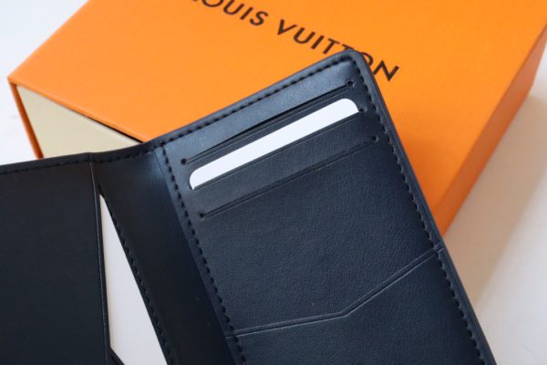 Louis Vuitton Pocket Card Holder - Embossed Blue - Image 2
