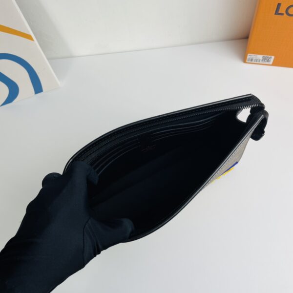 Louis Vuitton Monogram Eclipse Rubber Pouch - Image 2