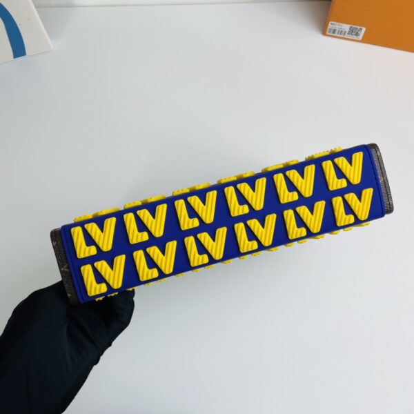 Louis Vuitton Monogram Eclipse Rubber Pouch - Image 3