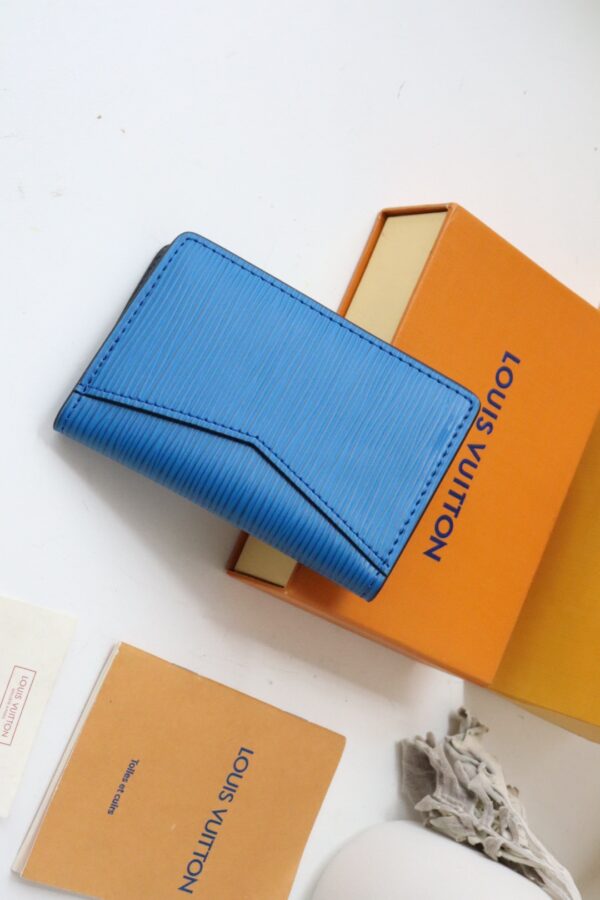 Louis Vuitton Pocket Universal Wallet - Blue - Image 5