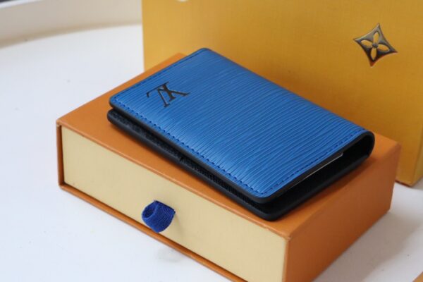Louis Vuitton Pocket Universal Wallet - Blue - Image 4