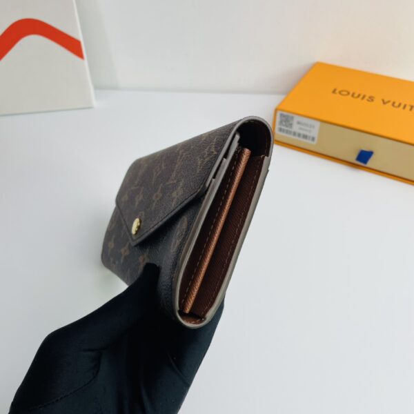 Louis Vuitton Monogram Canvas Envelope Wallet - Brown - Image 5