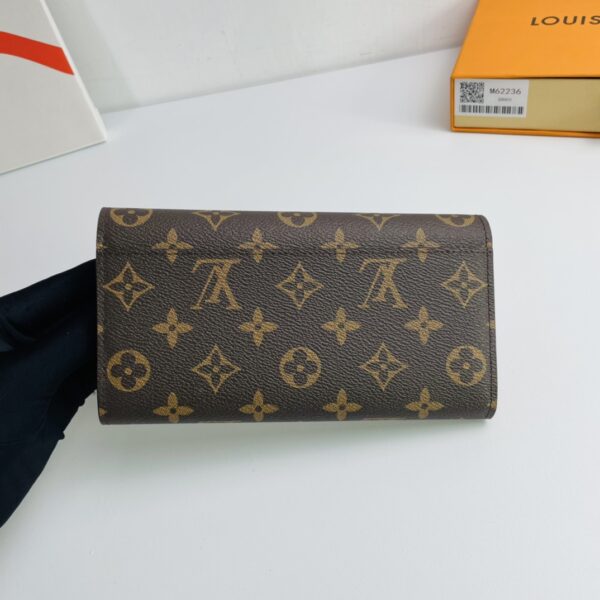 Louis Vuitton Monogram Canvas Envelope Wallet - Rose Red - Image 4