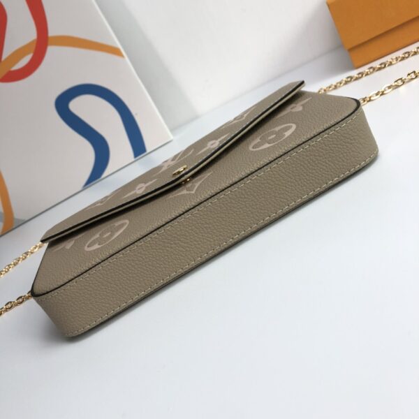 Louis Vuitton Pochette Félicie Chain Bag - Khaki - Image 3