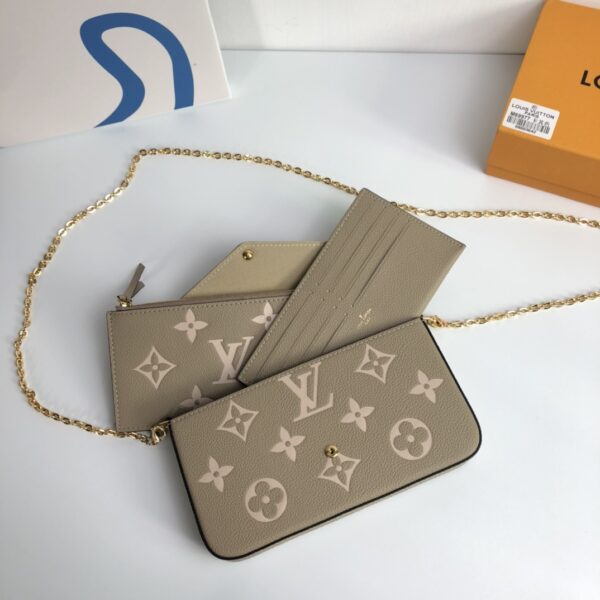 Louis Vuitton Pochette Félicie Chain Bag - Khaki - Image 2