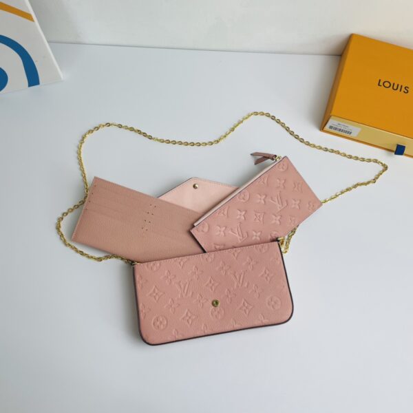 Louis Vuitton Pochette Félicie Chain Bag - Pink - Image 3