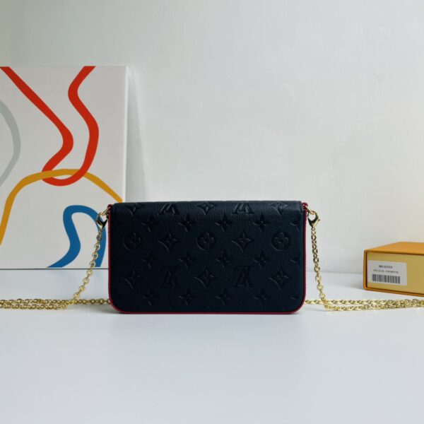 Louis Vuitton Pochette Félicie Chain Bag - Black - Image 5